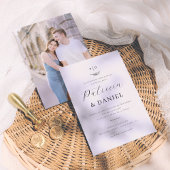 モノグラマミニマリスタインビタシオンデボダフォーマル 招待状