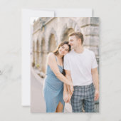 モノグラマミニマリスタインビタシオンデボダフォーマル 招待状 (裏面)