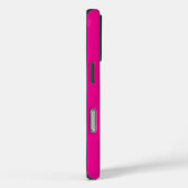 モノグラミニマルムモダンイニシャル名hot pink Case-Mate iPhoneケース (裏面 / 右)