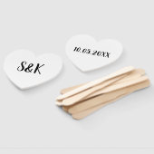 モノグラミニマルム白黒 ハンドファン (組立なし)