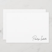 モノグラミニマルム ノートカード (正面/裏面)