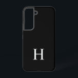 モノグラミニマルム SAMSUNG GALAXY S22ケース<br><div class="desc">独自のブラック&ホワイトエレガントミニマリストのモノグラムを作成しますクラシックSamsungケース上昇、クラシックと時間なし、このの白黒モノグラムの電話ケースはミニマリストのデザインではっきりしたは、イニシャルを備えています。スタイルにパーソナライズされた最適 – 自分のモノグラカスタマイズムと色でパーソナライズし、真のクラシックの外観を実現。お願いだから接続してデザイン相談。感謝のハートでANYA POWELL | ホーソーン地方</div>