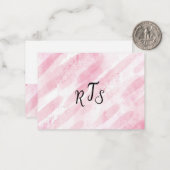 モノグラムおもしろい ノートカード (正面/裏面インサイチュ)