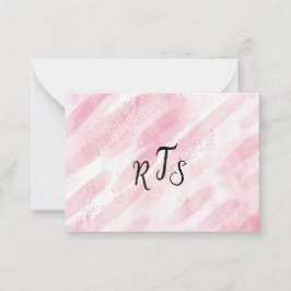 モノグラムおもしろい ノートカード