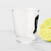 モノグラムおよびあなたの文字 ショットグラス (左)