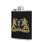 モノグラムおよび色あなたの紋章付き外衣 フラスク (左)