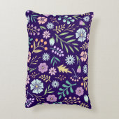 モノグラムお洒落フローラボホー訛り枕 アクセントクッション (裏面(縦))