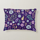 モノグラムお洒落フローラボホー訛り枕 アクセントクッション (裏面)