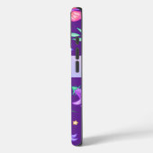 モノグラムお洒落紫トンボ蝶 Case-Mate iPhoneケース (裏面 / 左)