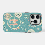 モノグラムお洒落開花 iPhoneケース (裏面横)