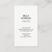 モノグラムお洒落 名刺 (裏面)