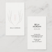 モノグラムお洒落 名刺 (正面/裏面)