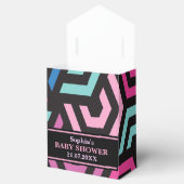 モノグラムかわいいパターン赤ちゃんシャワー フェイバーボックス (オープン)