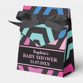 モノグラムかわいいパターン赤ちゃんシャワー フェイバーボックス