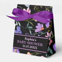 モノグラムかわいいパターン赤ちゃんシャワー