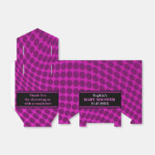 モノグラムかわいいパターン赤ちゃんシャワー フェイバーボックス (折り畳みなし)