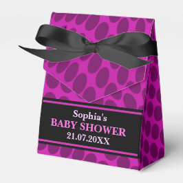 モノグラムかわいいパターン赤ちゃんシャワー フェイバーボックス