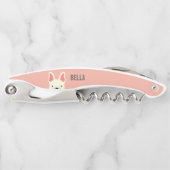 モノグラムかわいいブルドフランスのッグ ソムリエナイフ (正面)