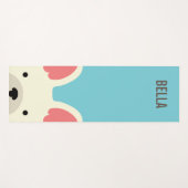 モノグラムかわいいブルドフランスのッグ ヨガマット (正面(横))