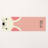 モノグラムかわいいブルドフランスのッグ ヨガマット (正面(横))