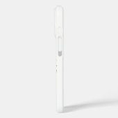 モノグラムかわいらしウィッグとワイルドフラワーリース Case-Mate iPhoneケース (裏面 / 左)