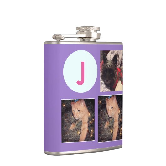 モノグラムか写真 フラスク (右)