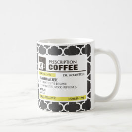 モノグラムが付いているおもしろいな規定のコーヒー・マグ コーヒーマグカップ
