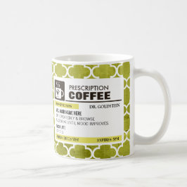 モノグラムが付いているおもしろいな規定のコーヒー・マグ コーヒーマグカップ