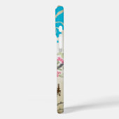 モノグラムさくらんぼブロッサムバードエフィールタワーパリ Case-Mate iPhoneケース (裏面 / 左)