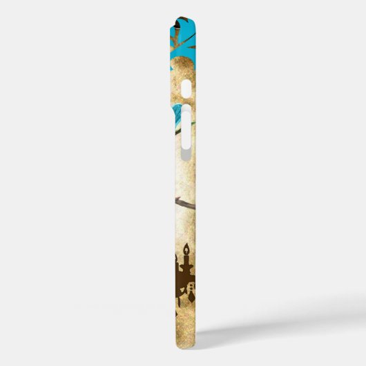 モノグラムさくらんぼブロッサムバードシャンデリアiPhone Case-Mate iPhoneケース (裏面 / 左)