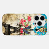 モノグラムさくらんぼブロッサムラブバードシャンデリア Case-Mate iPhoneケース (裏面 (横))