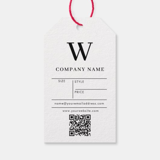 モノグラムつるラベル価格の服スイングラベル ギフトタグ (裏面)