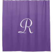 モノグラムでカラーシャワーカーテンを選択 シャワーカーテン (正面)