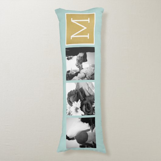 モノグラムで独自のフォトコラージュを作成 ボディピロー (正面縦)