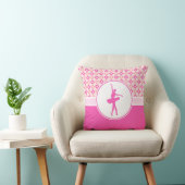 モノグラムとのピンクによって市松模様にされるダイヤモンドのダンス クッション (椅子)