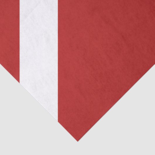 モノグラムとの赤の白のストライプそしてシェブロン 薄葉紙 (詳細)