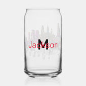 モノグラムとグラフィティのフィラデルフィア ガラス缶 (裏面)