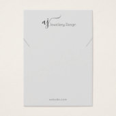 モノグラムとソーシャルメディアのネックレスまたはブレスレット (正面)