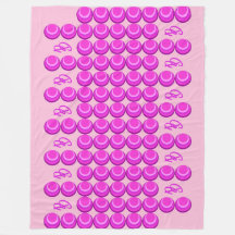 モノグラムとトレンディースタイルのピンクのレトロパターン