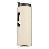 モノグラムとネームモダンマン タンブラー (回転右)