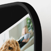 モノグラムとフォトコラージュ ピックルボールラケット (左詳細)