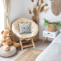 モノグラムと名前のかわいい青い緑の恐竜