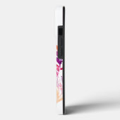 モノグラムと名前のオーダーメイド花 Case-Mate iPhoneケース (裏面 / 左)