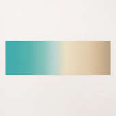 モノグラムと名前をデザインしたビーチ風スタイル ヨガマット (裏面(横))