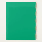 モノグラムと名前 プランナー手帳 (裏面)