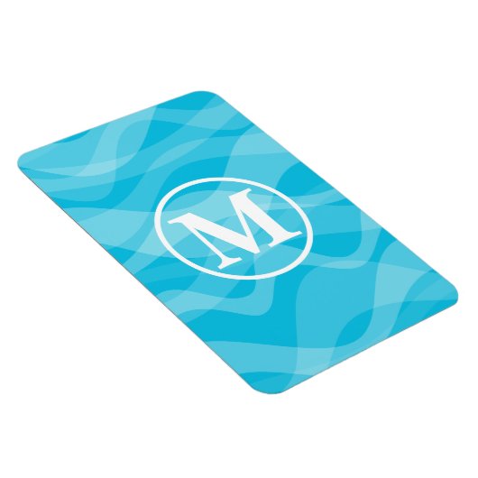 モノグラムと波クルーズキャビンのドアマーカー マグネット (右側)