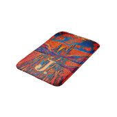 モノグラムと空の表現バラ バスマット (アングル)