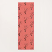 モノグラムと雲パターンのヨガマット ヨガマット (裏面)