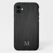 モノグラムによってブラシをかけられる金属の一見のiPhone 5の箱 Case-Mate iPhoneケース (裏面)