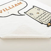 モノグラムのおもしろい手引き小フクロウ シェルパブランケット (3/4)